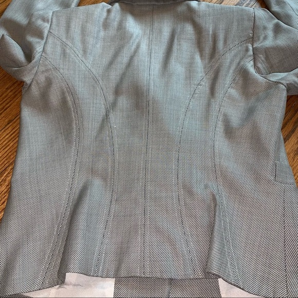 Armani Collezioni Virgin Wool One Button Blazer Suit Jacket size 6 - Picture 4 of 8